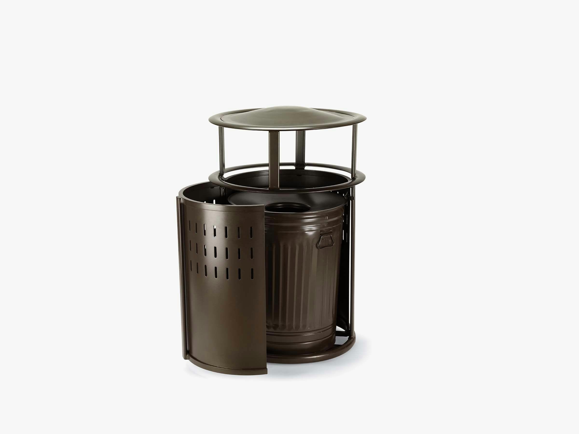 32 Gallon Waste Receptacle with Dome
