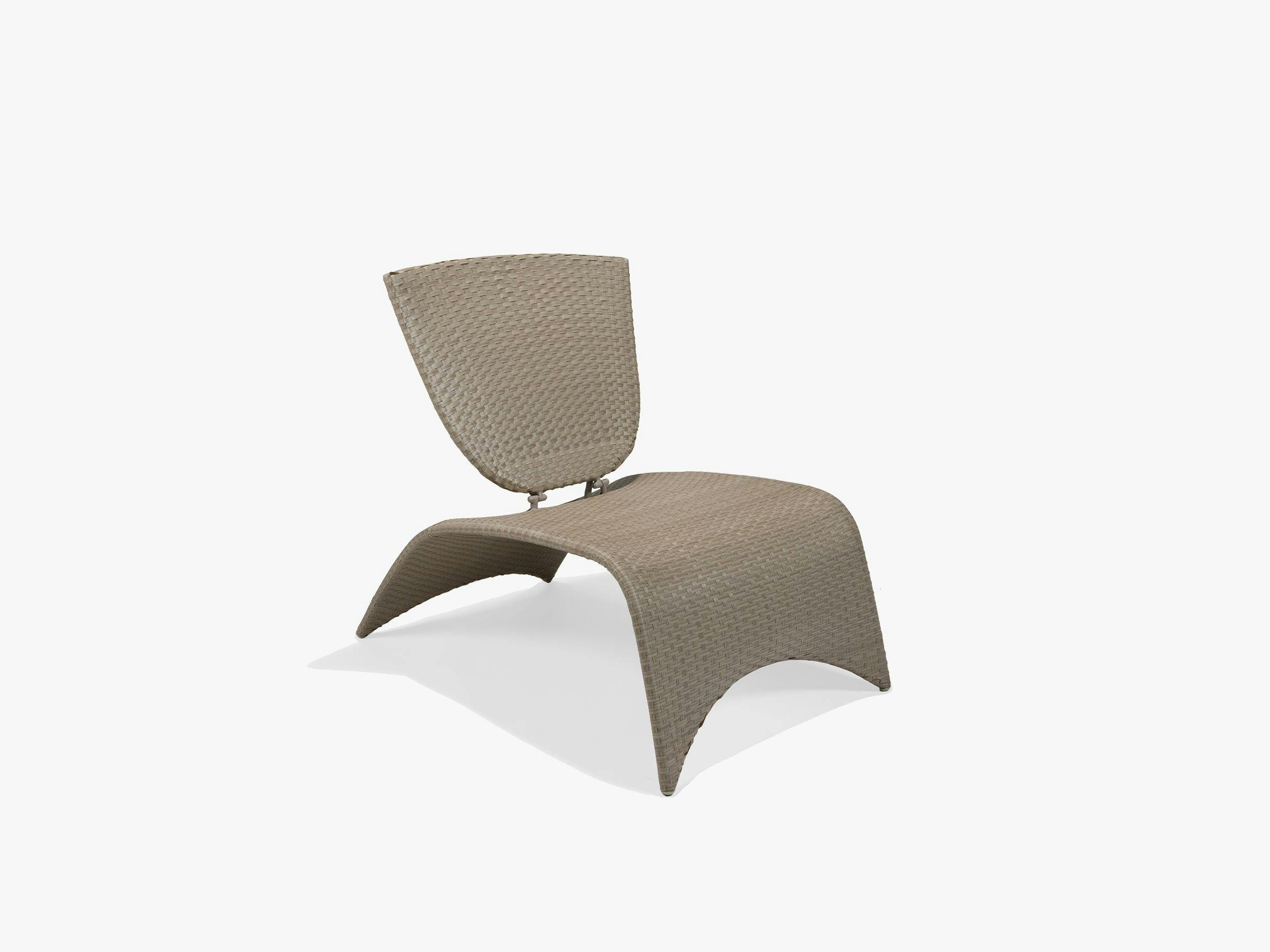 Zuma Nest Lounge Chair with Folding Back - Driftwood