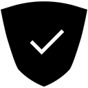 shield with check mark 