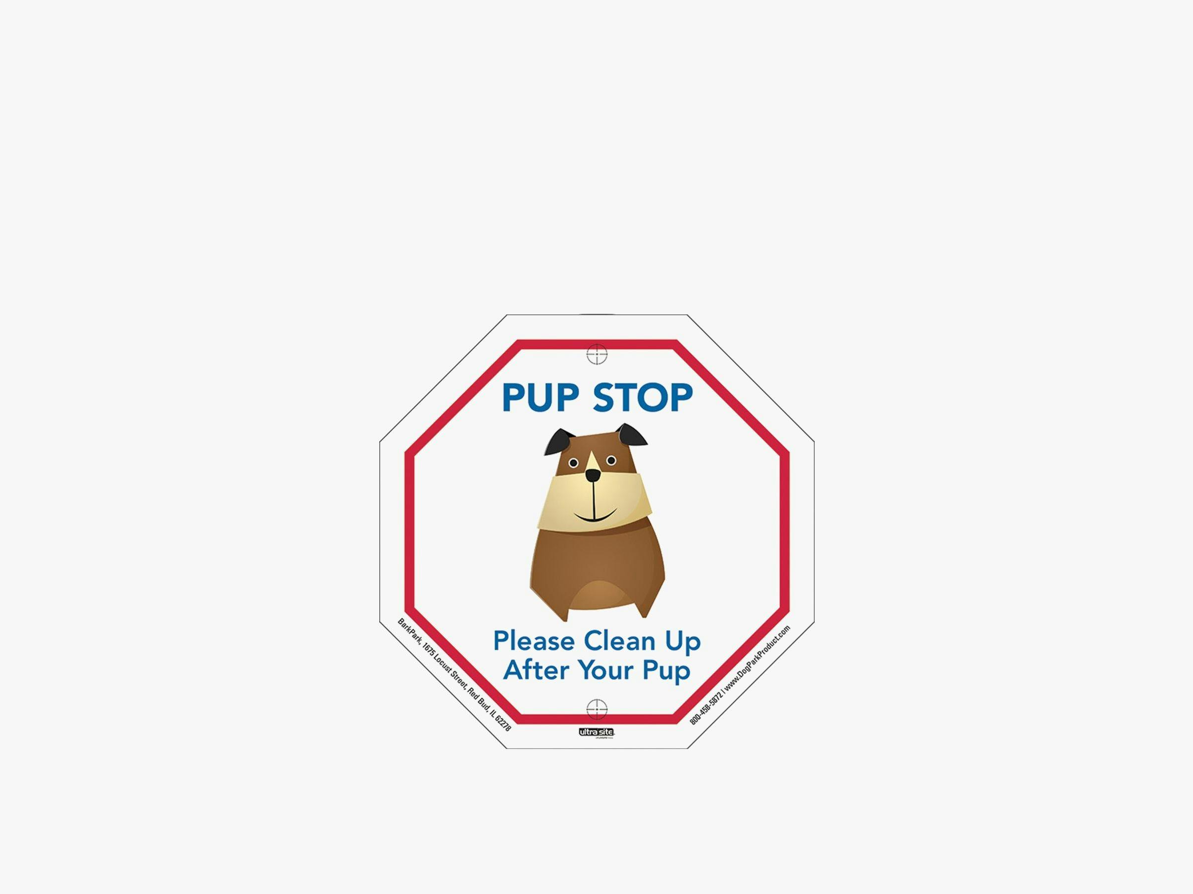 Sign- Pup Stop