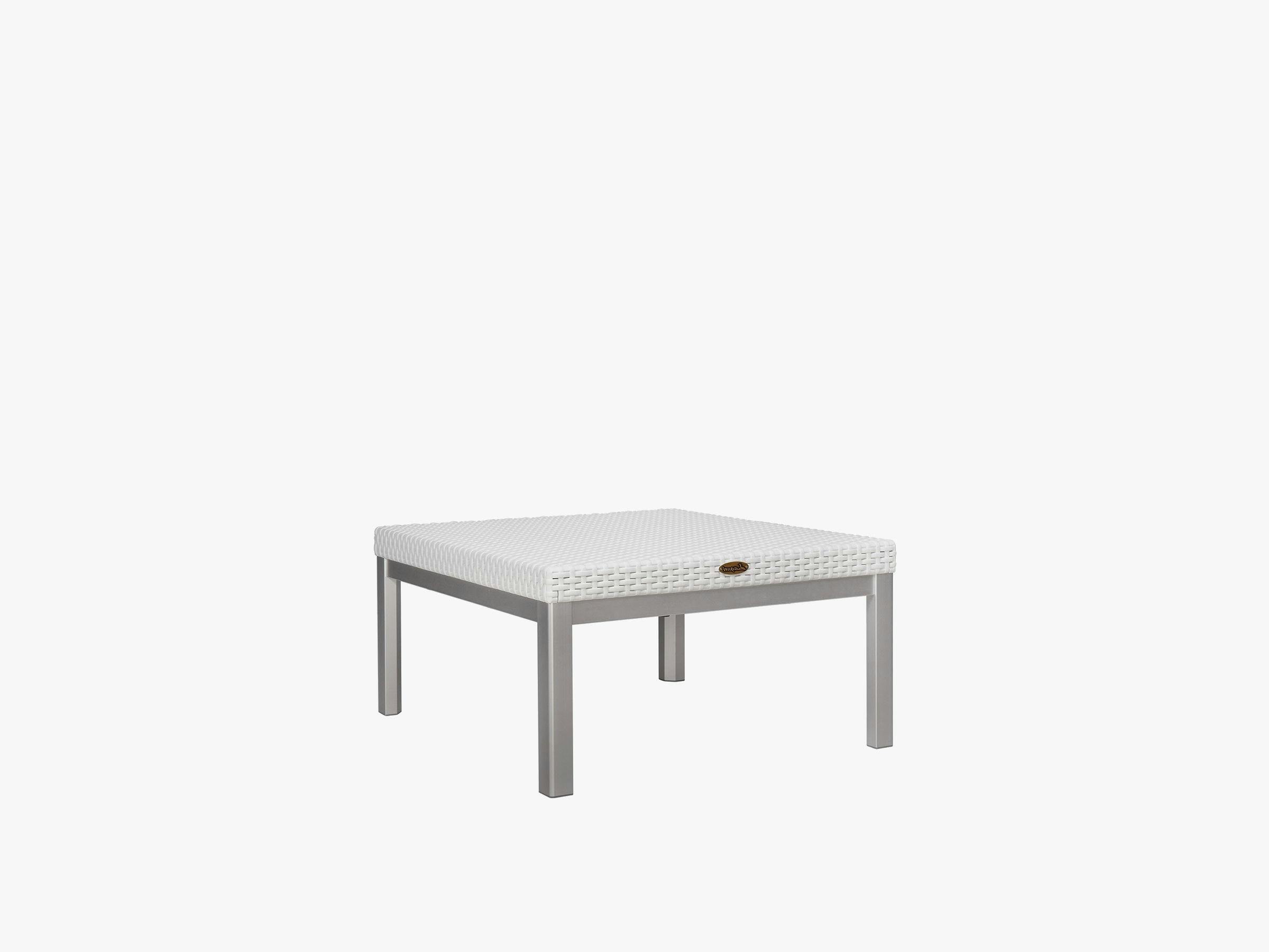 27” Square Coffee Table - White
