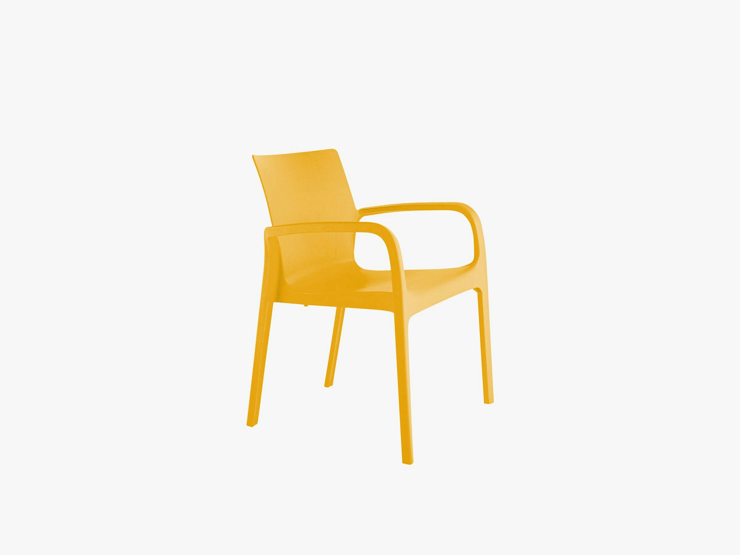 Alissa Arm Chair Gold/Amber