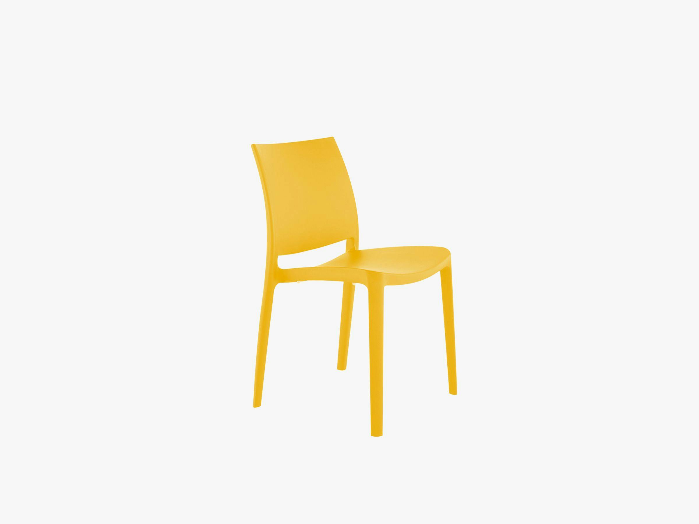 Sensilla Armless Chair Gold/Amber