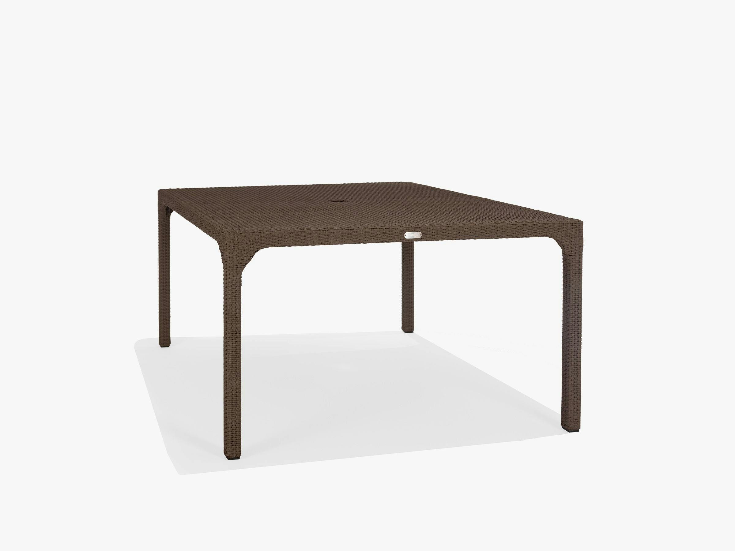Em 48" Square Dining Table with umbrella hole