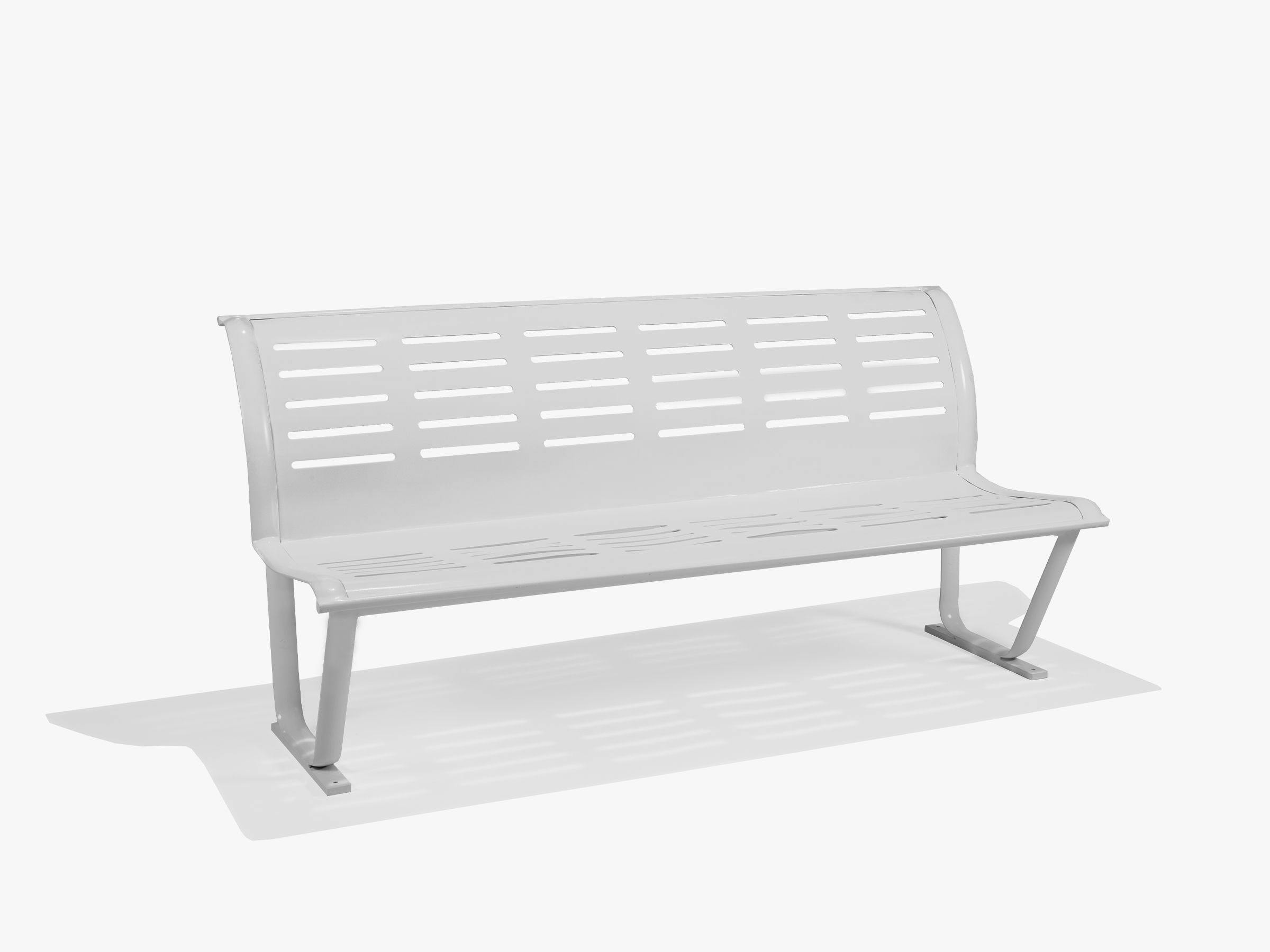 6' Bench with Back No Arms