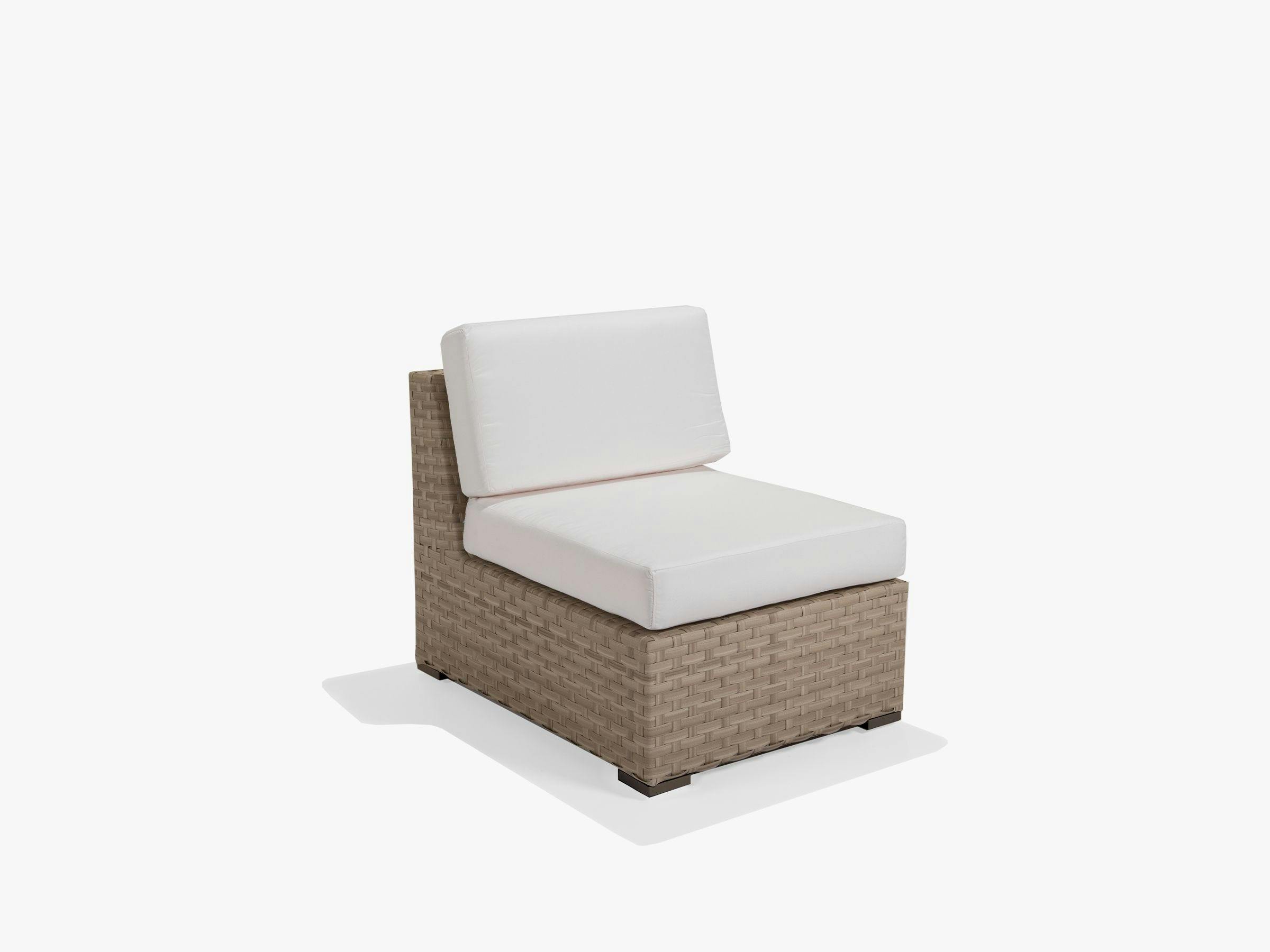 Nexus Armless Single Chair - Driftwood Weave