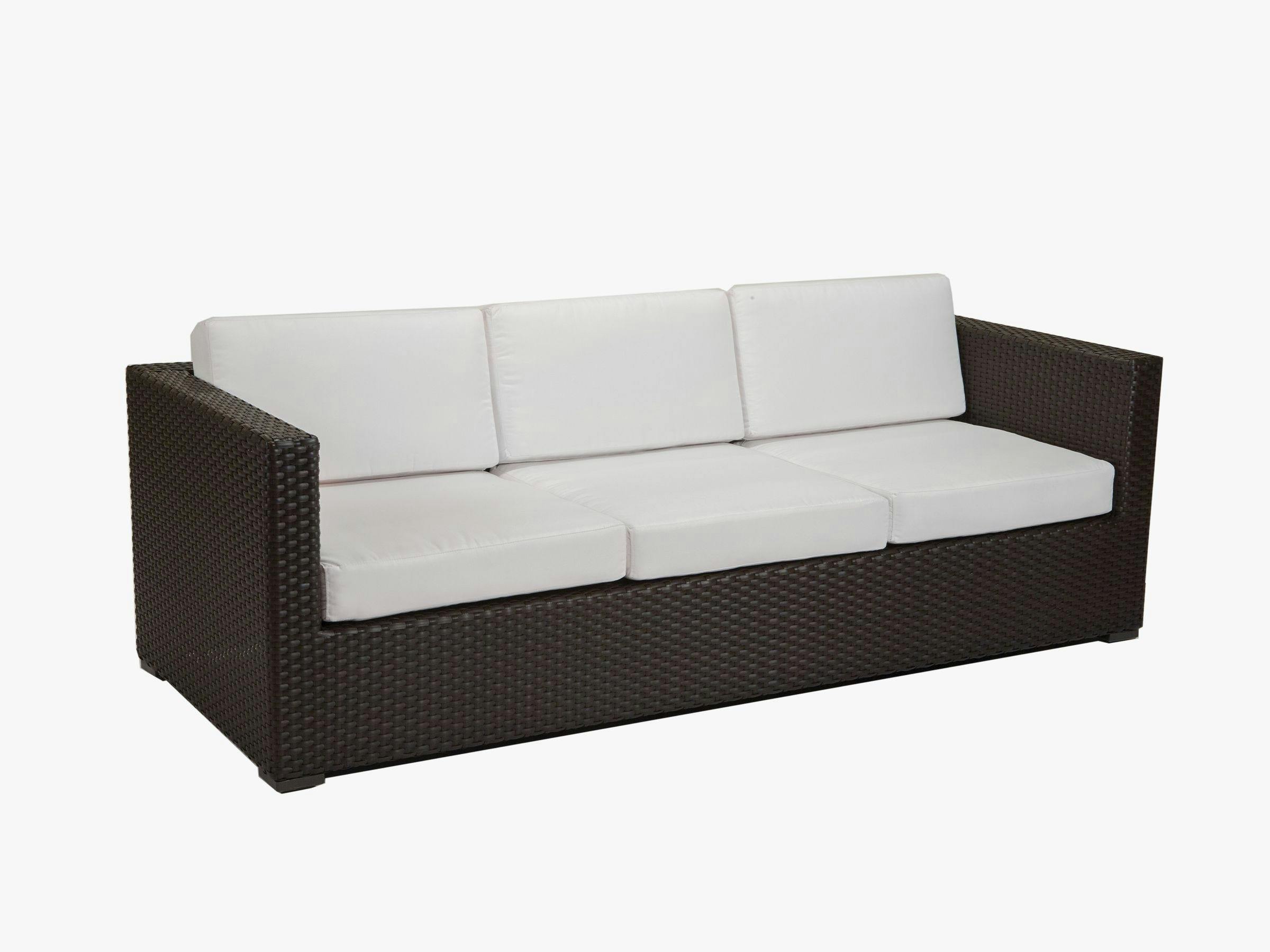 Nexus Three Seat Sofa - Rosewood Weave