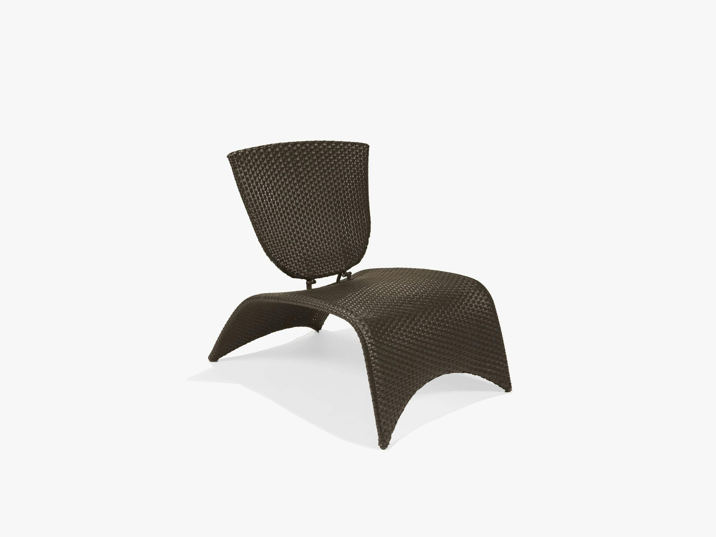 Zuma Nest Lounge Chair with Folding Back - Rosewood