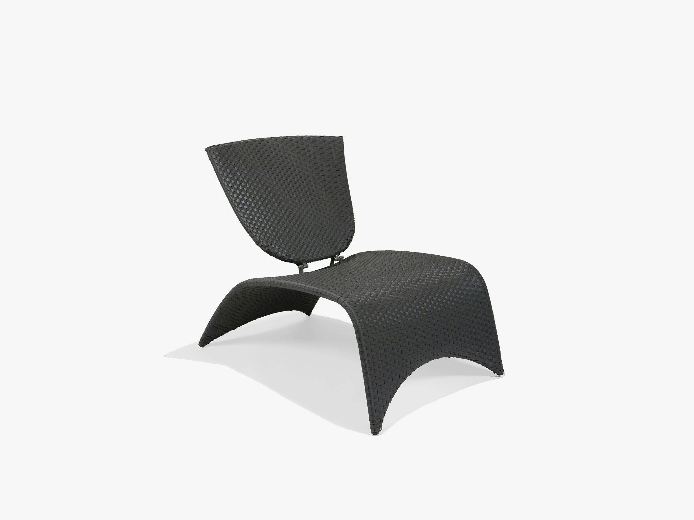 Zuma Nest Lounge Chair with Folding Back - Slate