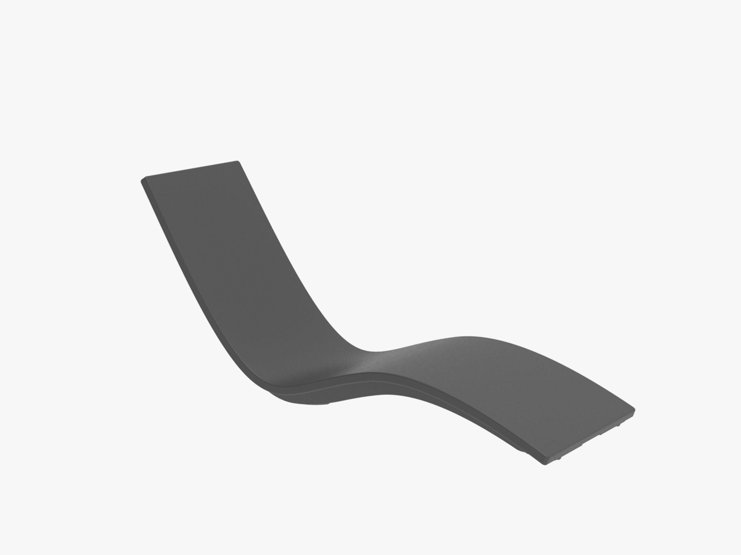 Mirage In-Pool Low Lounge, Anthracite / Gray